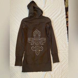 Miss Me Fleur De Lis hooded Jacket